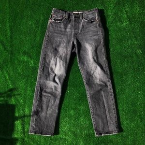 Levi's Wedgie Straight Gray Jeans